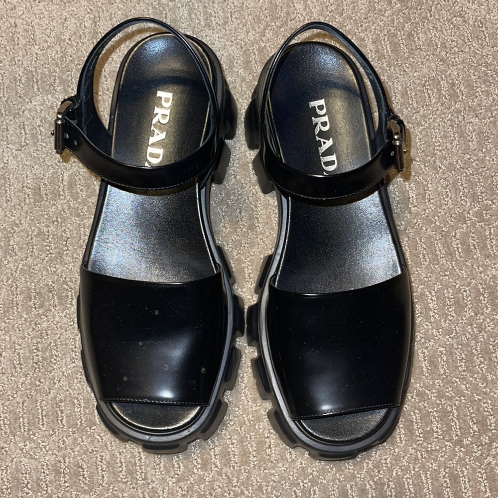 Prada platform sandals